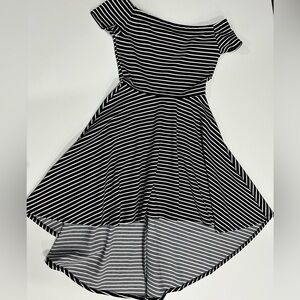 Windsor Striped Hi/Low Dress